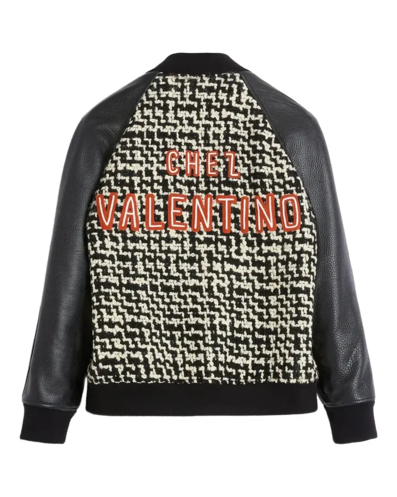 Valentino Garavani Bomberjacke mit Chez-Patch - Schwarz Schwarz