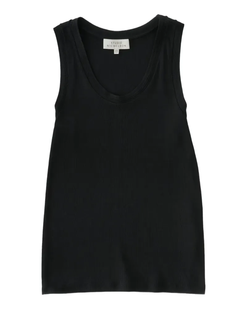 Studio Nicholson Votan tank top - Schwarz Schwarz
