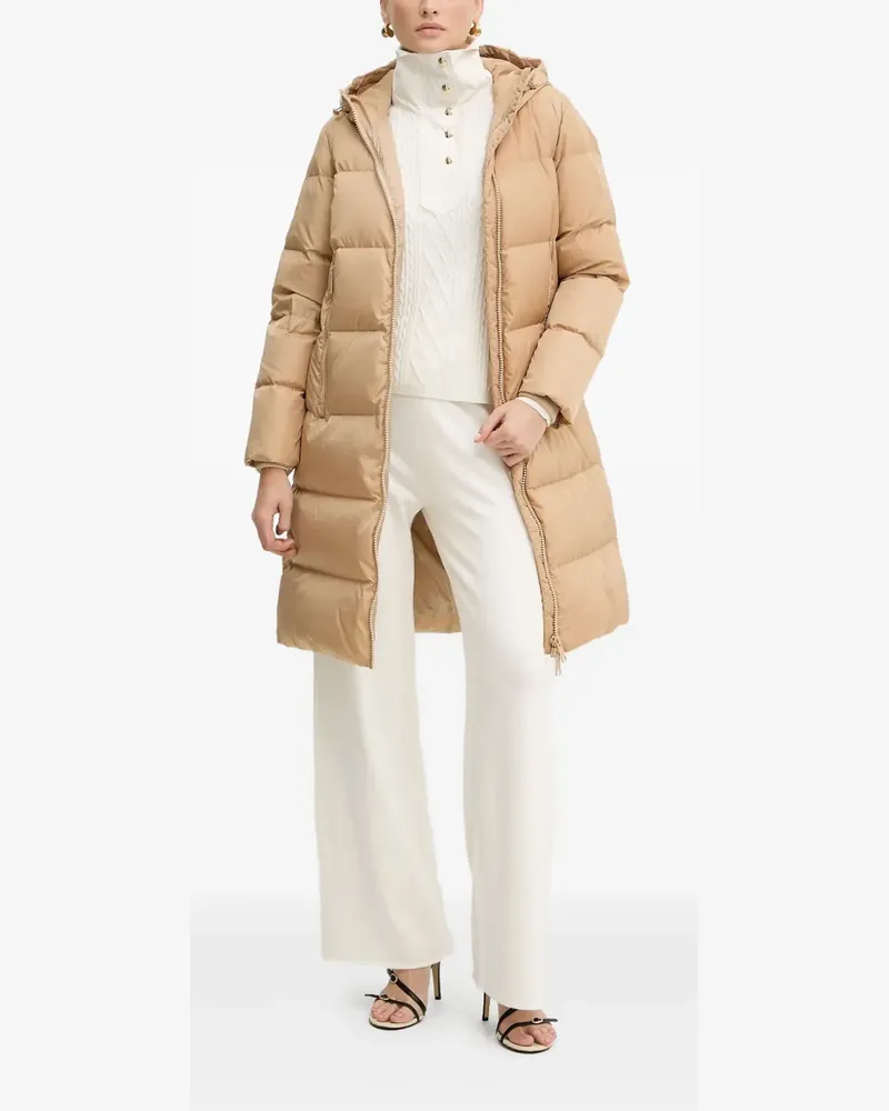 Armani Exchange Gefütterter Kapuzenmantel - Nude Nude