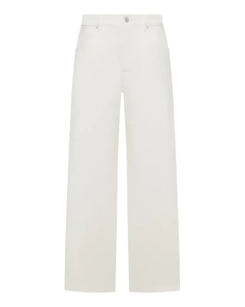 Brunello Cucinelli straight-leg trousers - Weiß Weiß