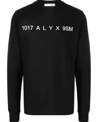 1017 ALYX 9SM T-Shirt mit Logo-Print Schwarz