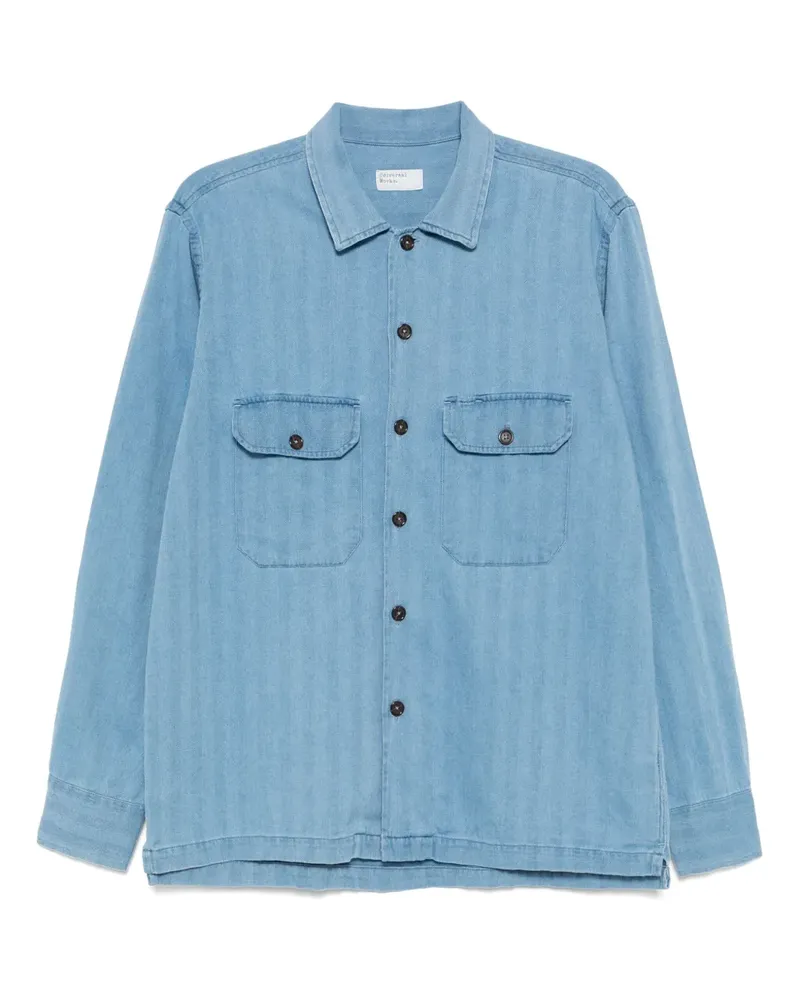Universal Works Utility-Hemd - WASHED INDIGO Washed
