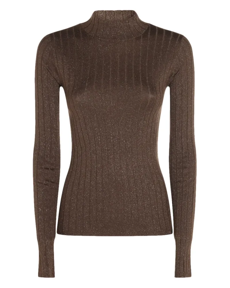 Brunello Cucinelli Gerippter Pullover - Braun Braun
