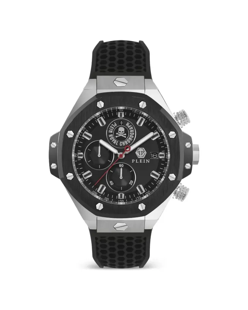 Philipp Plein Chrono Royal 46mm - Schwarz Schwarz