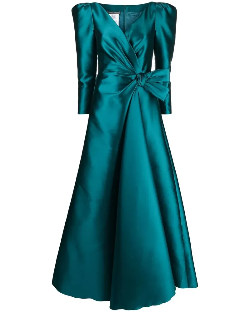 Alberta Ferretti Abendkleid aus Satin - Grün Grün