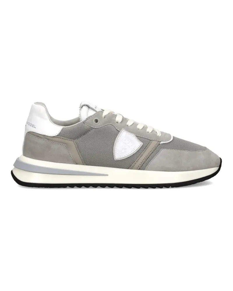 Philippe Model Tropez 2.1 Sneakers mit Shield-Patch - Grau Grau