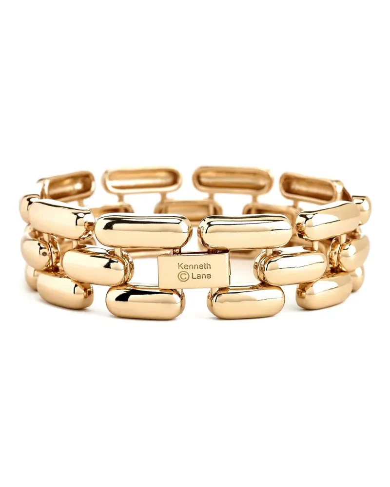 Kenneth Jay Lane Klassisches Ankerkettenarmband - Gold Gold