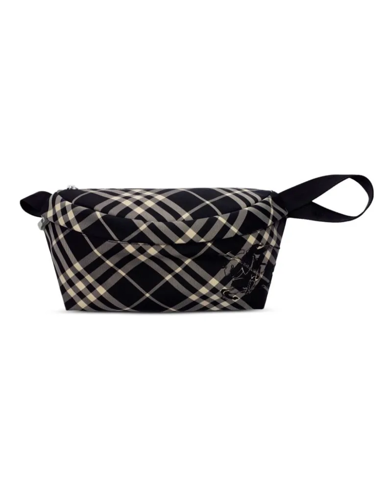 Burberry Karierte Gürteltasche - Schwarz Schwarz