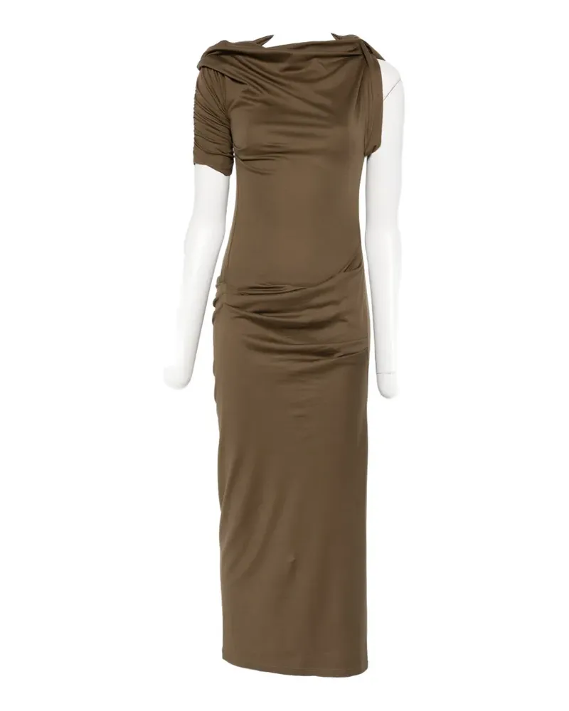 Jacquemus draped maxi dress - Grün Grün