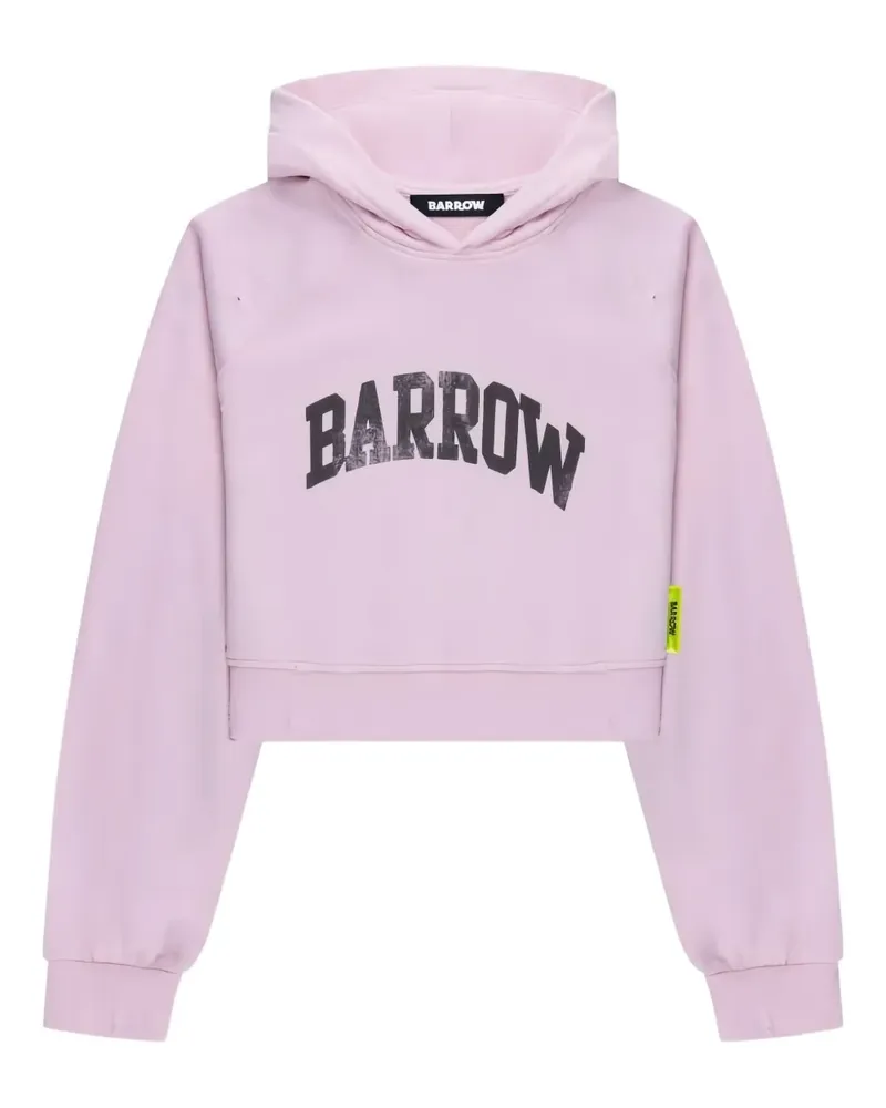 BARROW Hoodie mit Logo-Print - Rosa Rosa