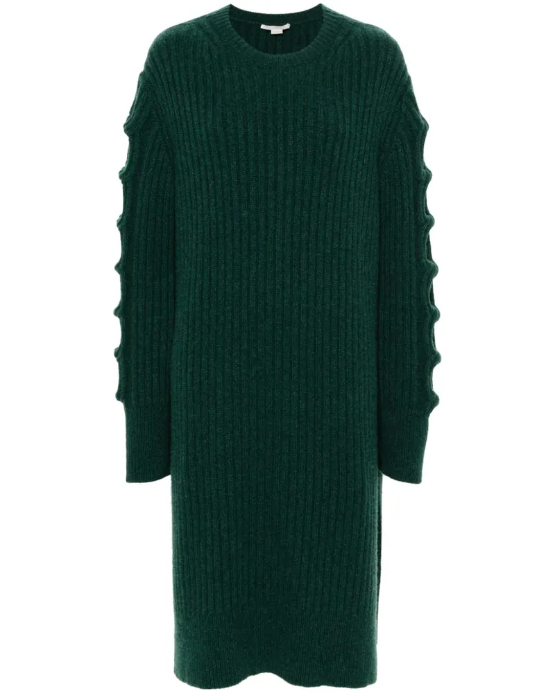 Stella McCartney Kleid mit rundem Ausschnitt - Grün Grün