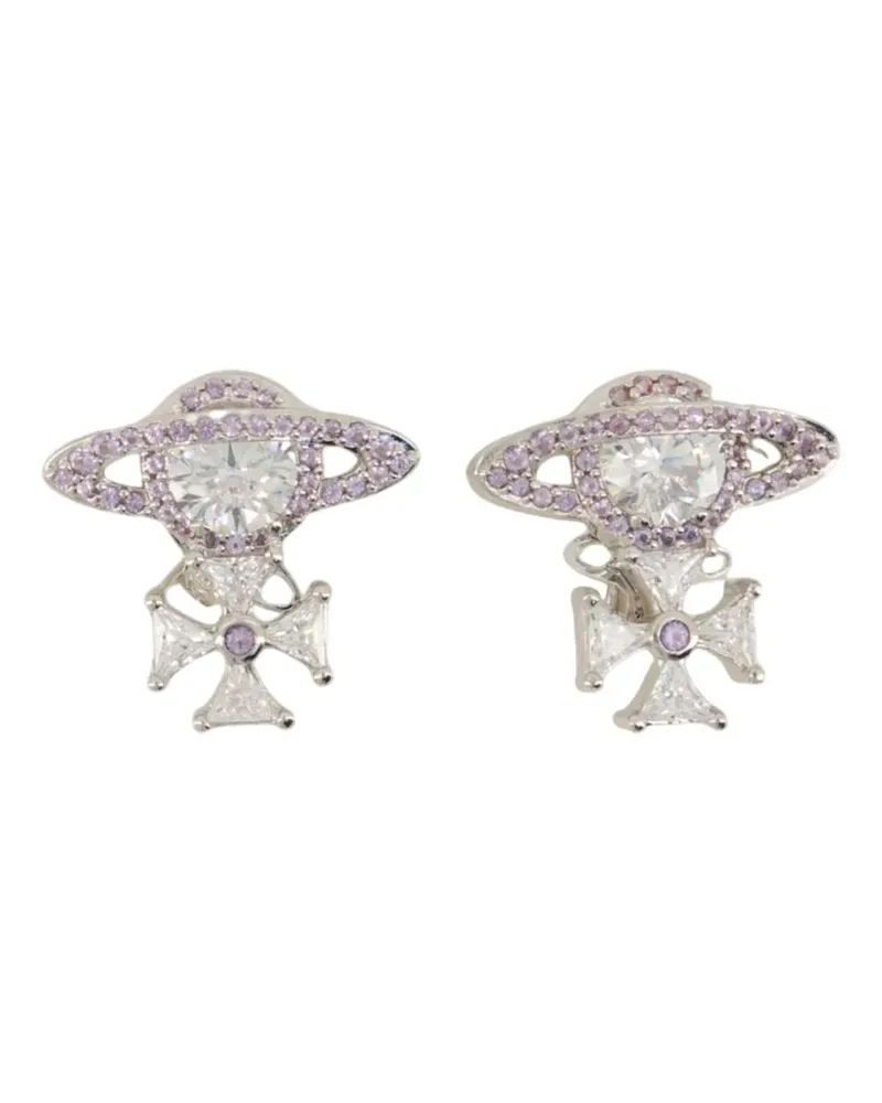 Vivienne Westwood Mila Orb Ohrringe - Silber Silber