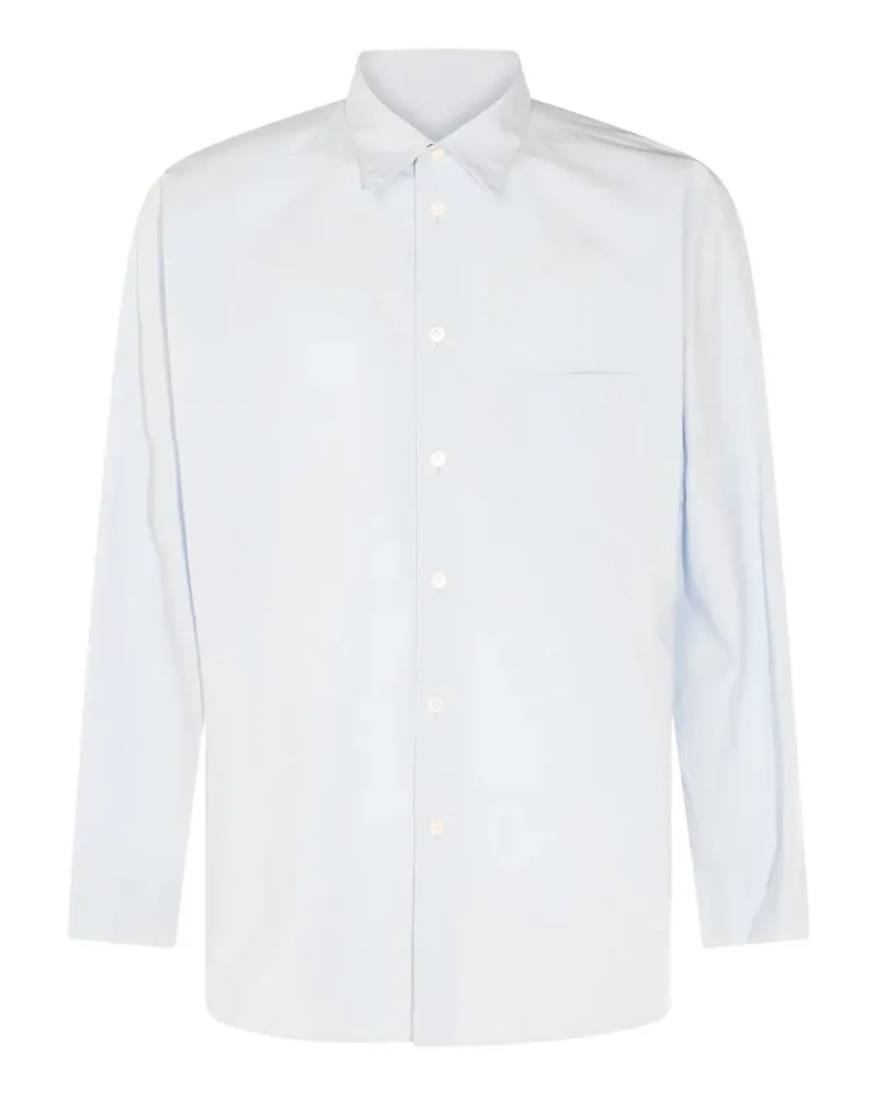 Issey Miyake Klassisches Hemd - Blau Blau