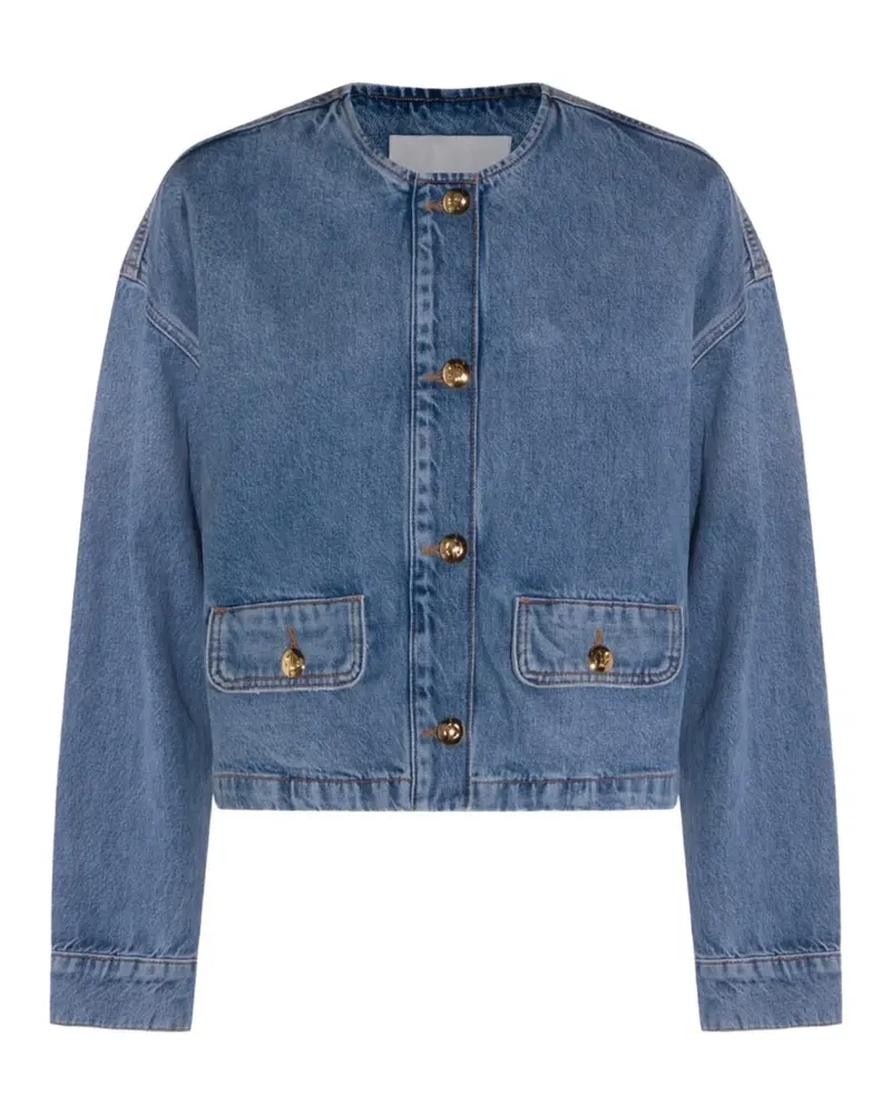 Anine Bing buttoned denim jacket - Blau Blau