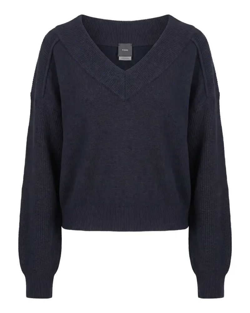 Pinko cropped wool sweater - Blau Blau