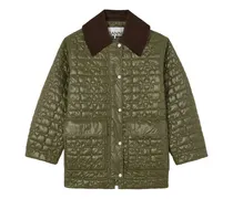 Steppjacke mit Taschen - Grün