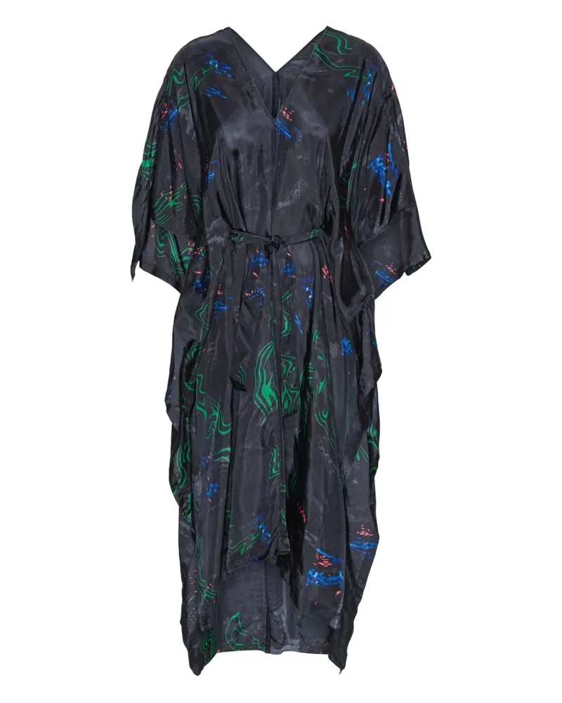 Henrik Vibskov Kleid mit Gürtel - Schwarz Schwarz