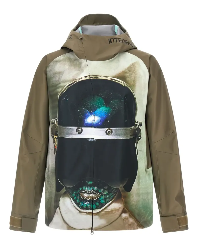Undercover Kapuzenjacke mit Print - Nude Nude