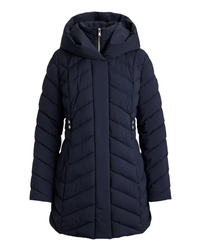 Ralph Lauren Gesteppter Kapuzenmantel - Blau Blau