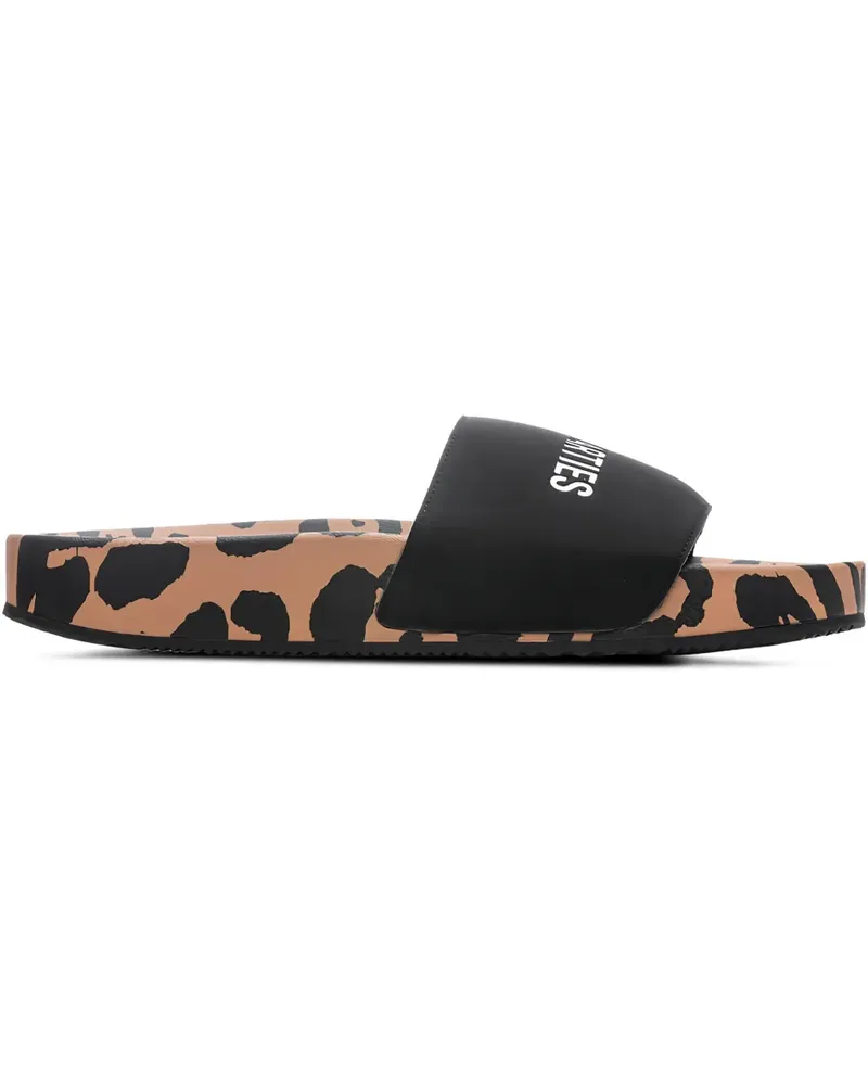 Wacko Maria Sandalen mit Leoparden-Print - Nude Nude