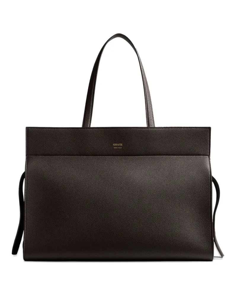 KHAITE Crosby Schultertasche mit zwei Henkeln - Braun Braun