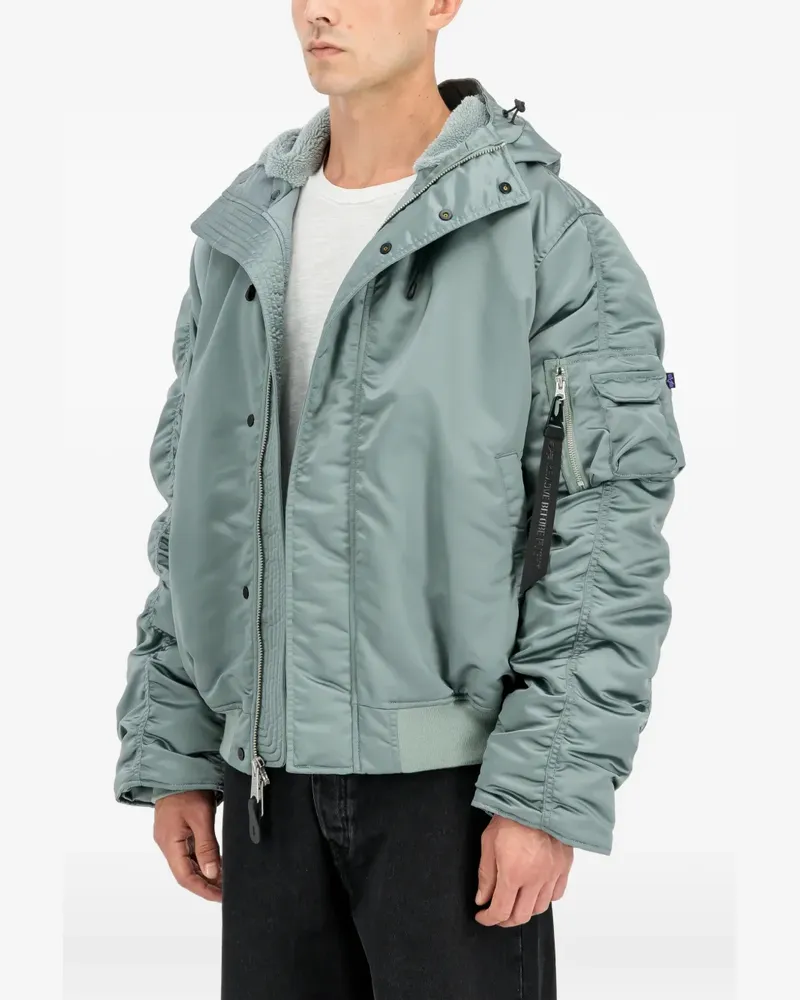 Alpha Industries N-2B Base UV bomber jacket - Blau Blau