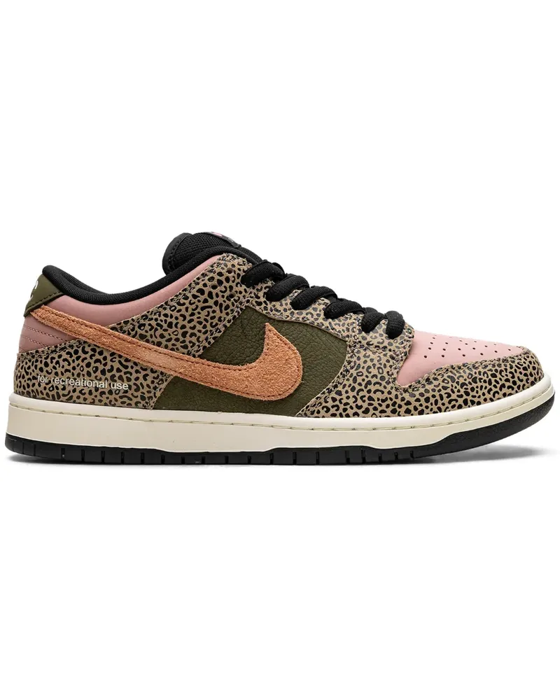 Nike SB x Arts-Rec Dunk animal-print sneakers - Nude Nude