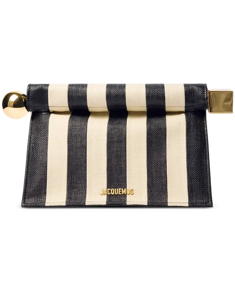 Jacquemus La Rond Carré clutch bag - Nude Nude