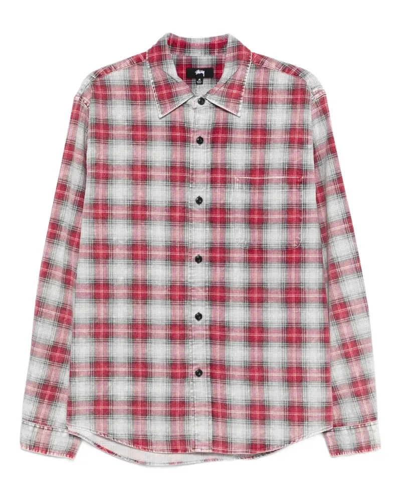 Stüssy Dax plaid-pattern shirt - Rot Rot