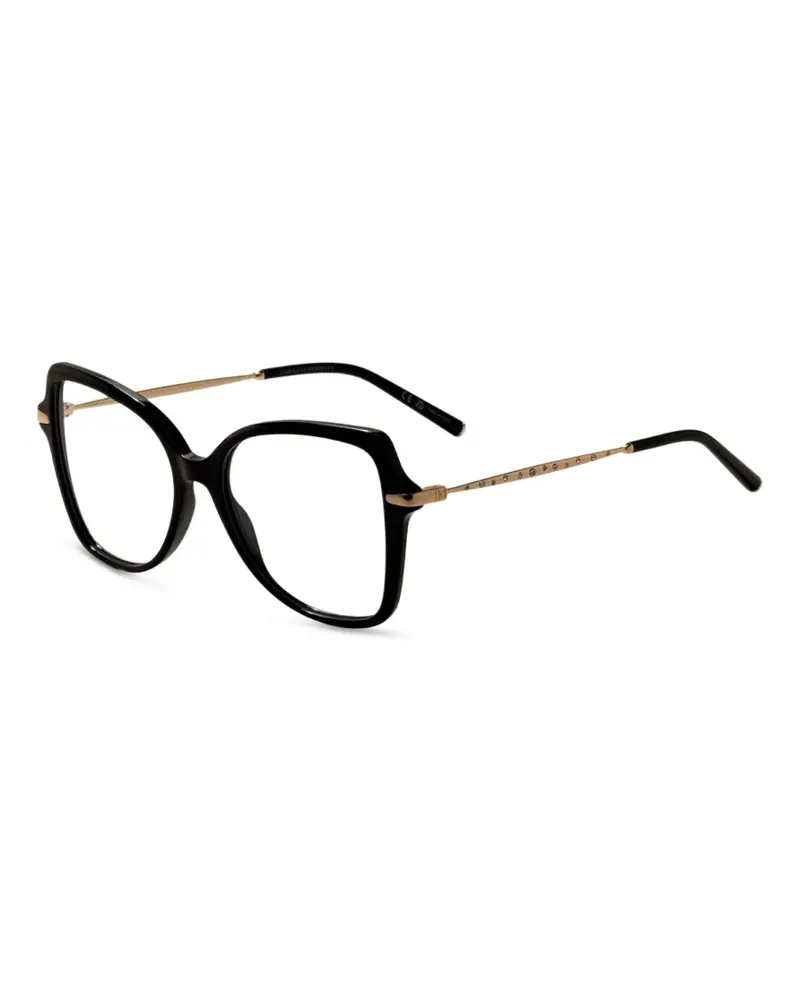 Carolina Herrera New York Brille mit geometrischem Gestell - Schwarz Schwarz