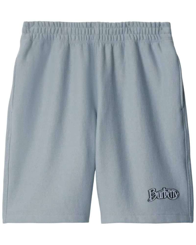 Burberry Shorts mit Logo-Print - Blau Blau