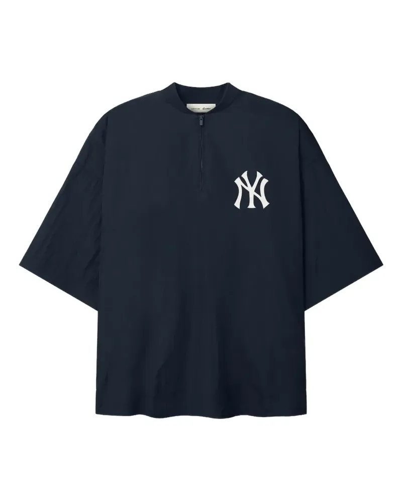 Fear of God Yankees logo-print T-shirt - Schwarz Schwarz