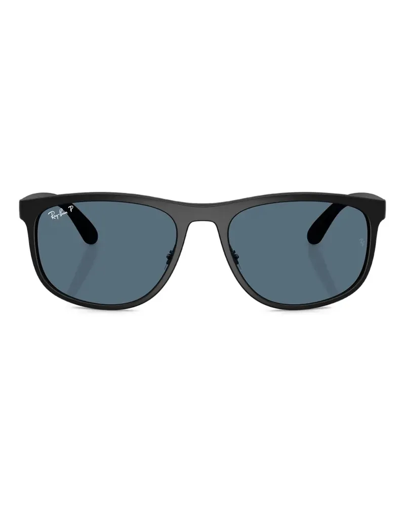 Ray Ban Sonnenbrille mit eckigem Gestell - Schwarz Schwarz