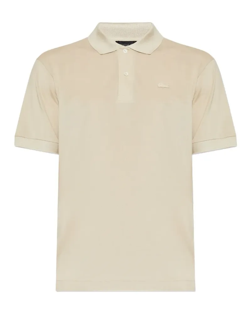 Lacoste logo-motif polo shirt - Nude Nude