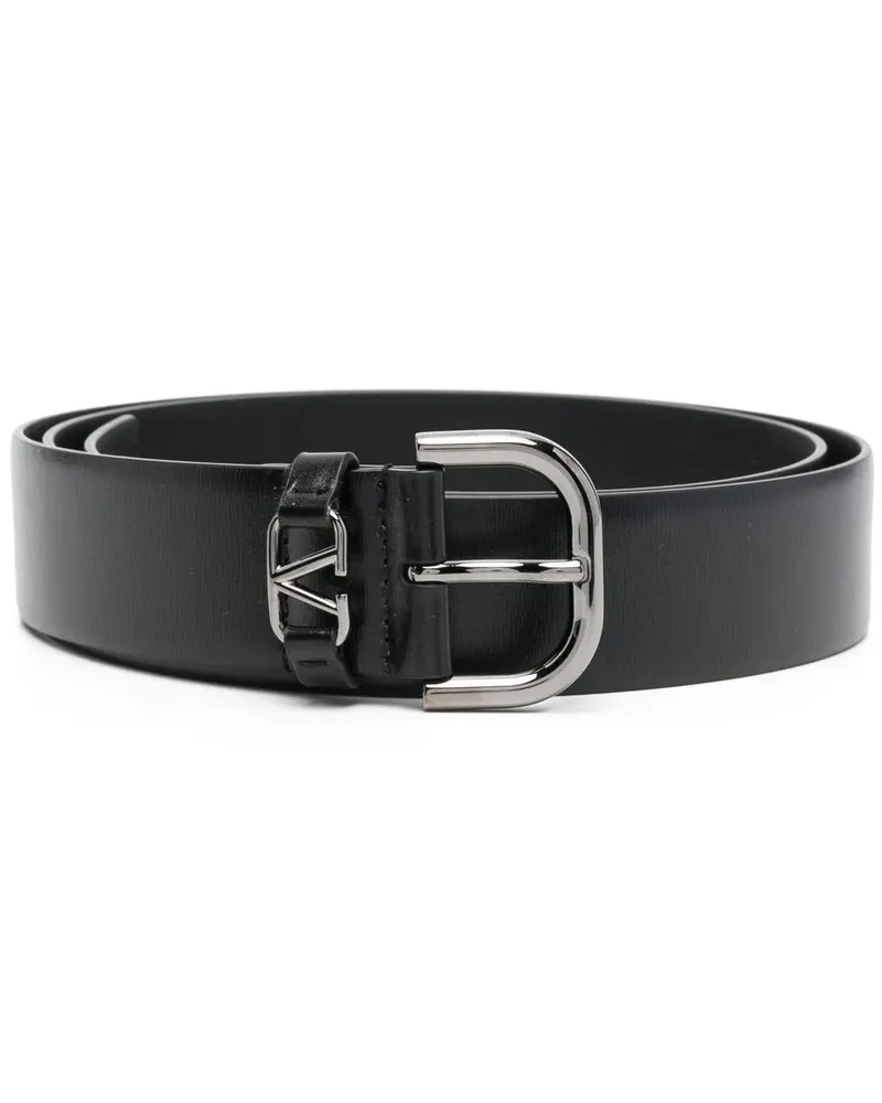 Valentino Garavani Gürtel mit VLOGO-Schnalle - Schwarz Schwarz