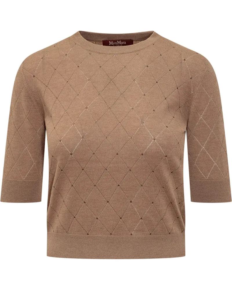 Max Mara Patrik Oberteil - Braun Braun