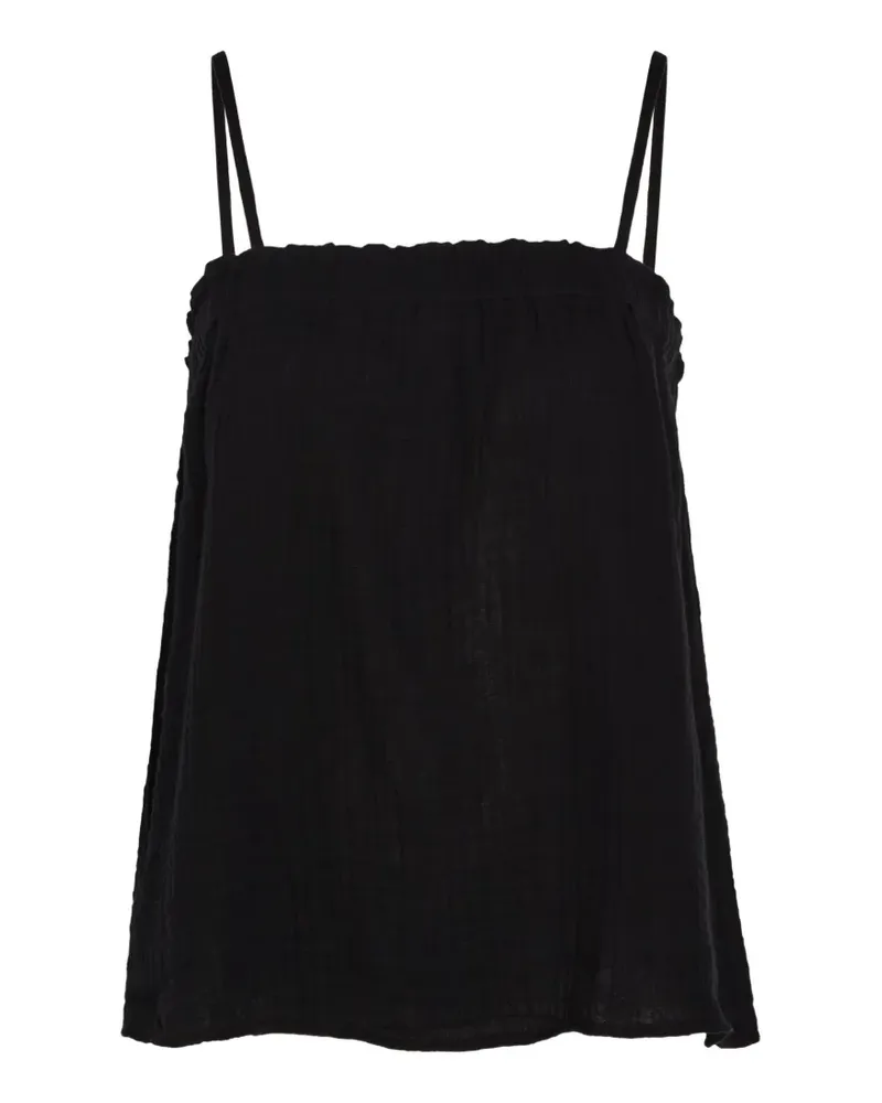 Eileen Fisher Bluse in Knitteroptik - Schwarz Schwarz
