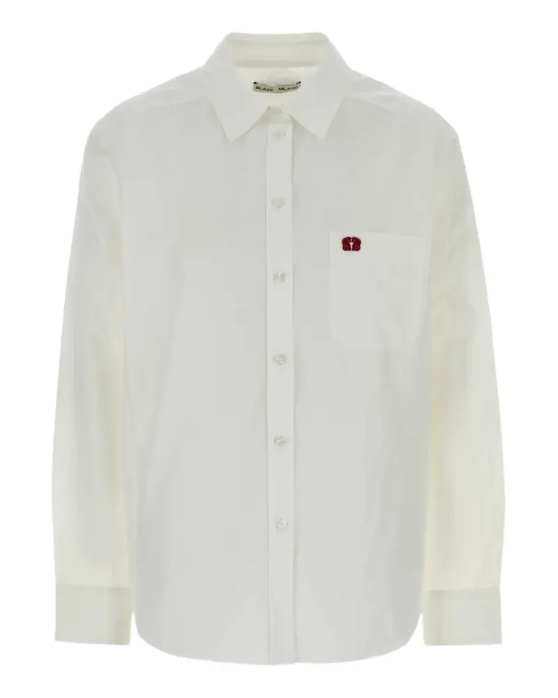 Blazé Milano Fancy T-Shirt mit Logo-Stickerei - Weiß Weiß
