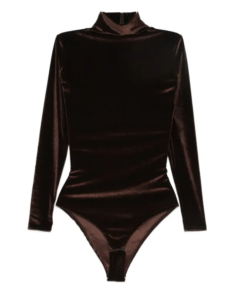ATU Body Couture Mermaid velvet bodysuit - Braun Braun