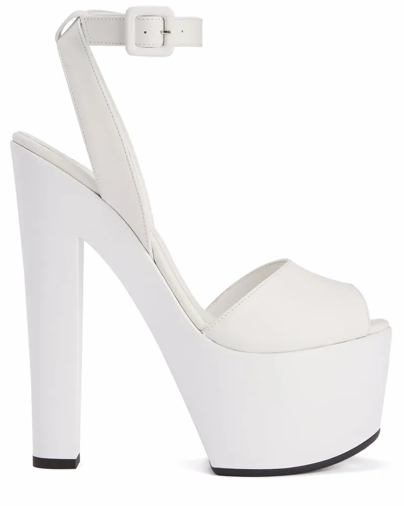 Giuseppe Zanotti Plateau-Pantoletten - Weiß Weiß