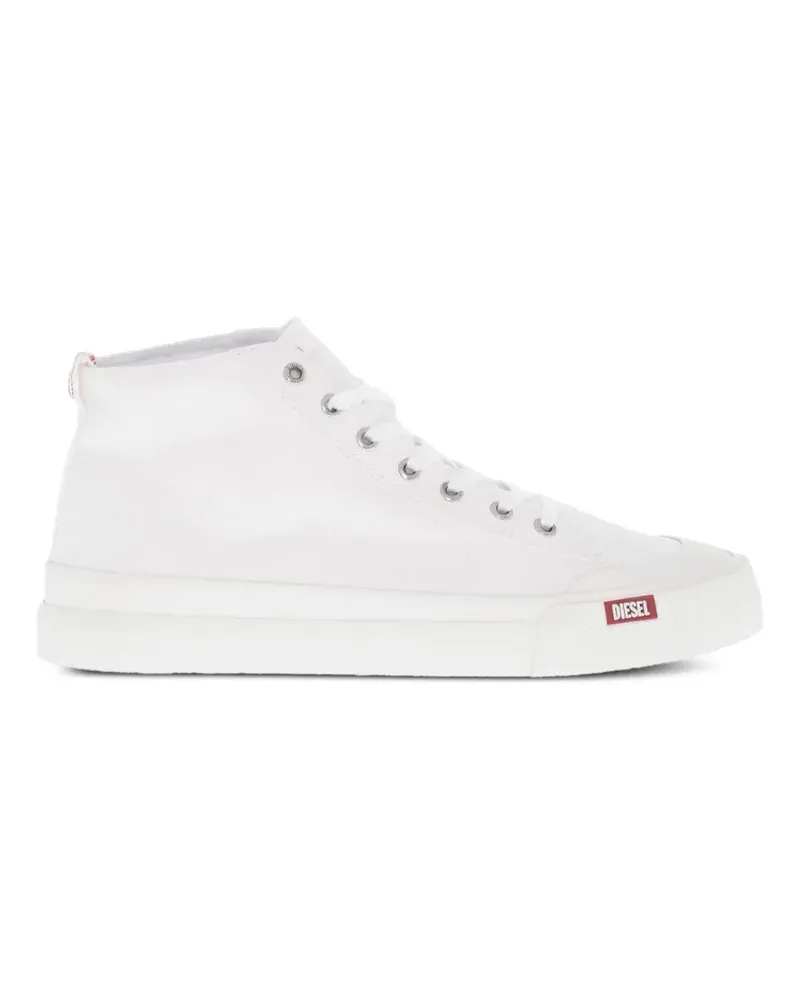Diesel S-Athos canvas mid-top sneakers - Weiß Weiß
