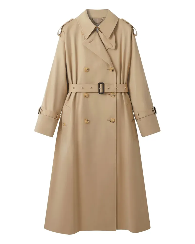 MACKINTOSH Doppelreihiger Buckholm Trenchcoat mit Gürtel - Nude Nude