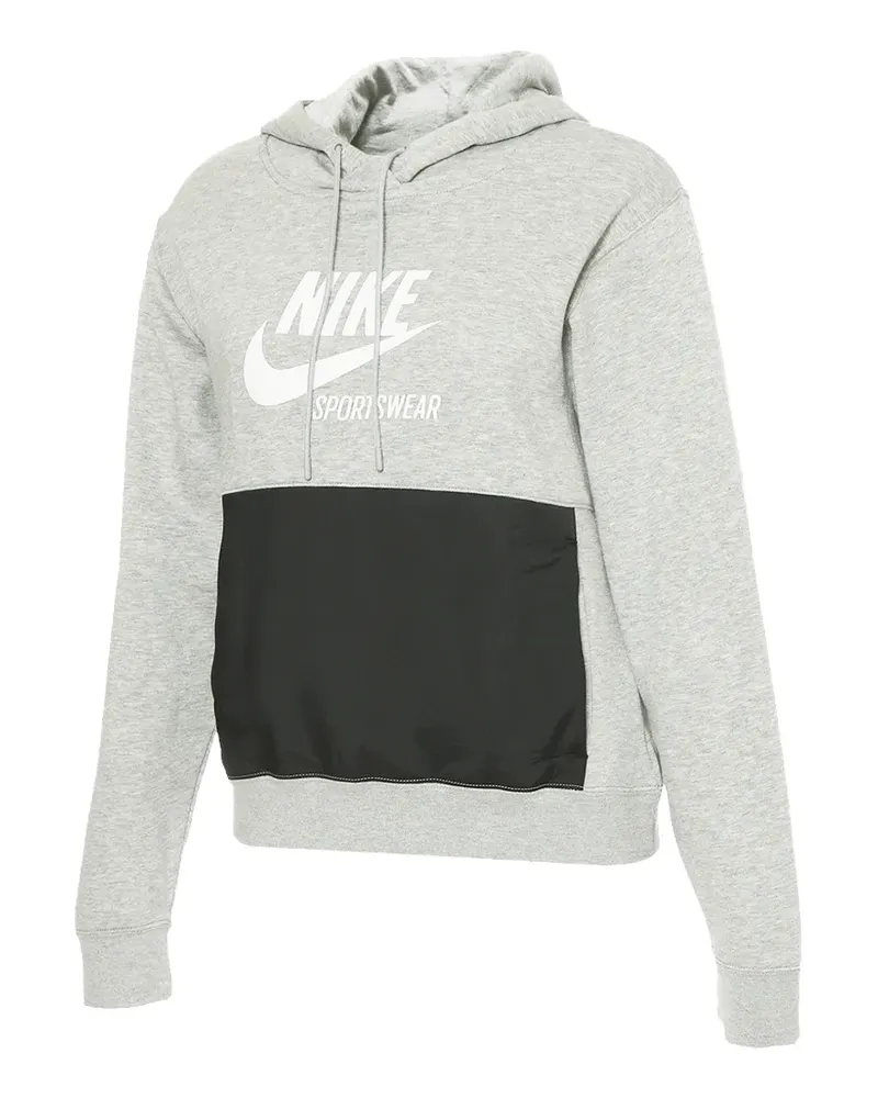 Nike Heritage Hoodie aus Fleece - Grau Grau