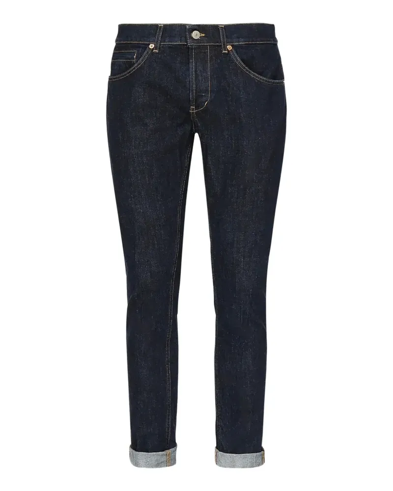 Dondup five-pockets cuffed jeans - Blau Blau