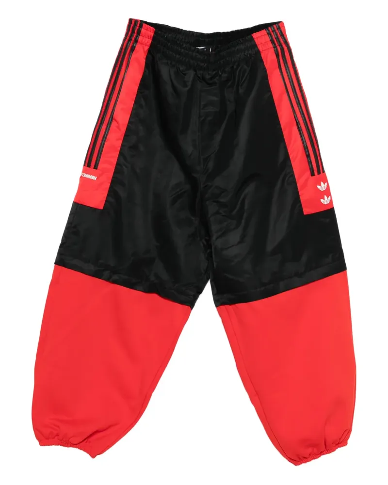 adidas x Willy Chavarria Jogginghose mit Kontrasteinsätzen - Schwarz Schwarz