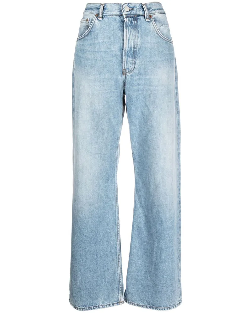 Acne Studios Jeans mit weitem Bein Blau