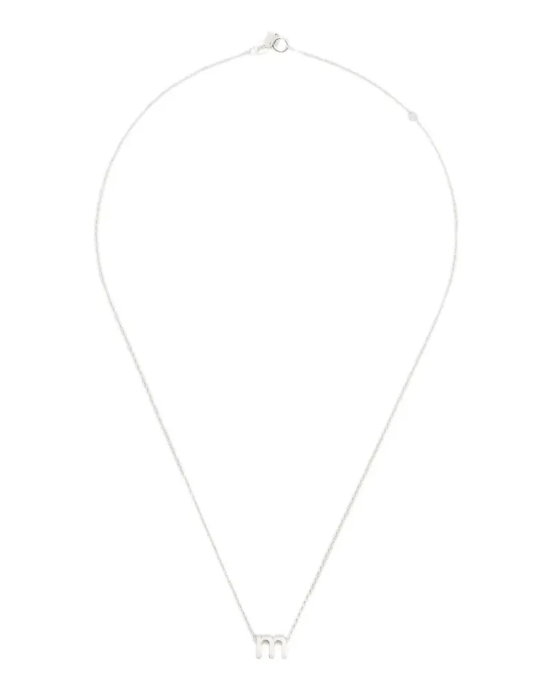 Le Gramme alphabet necklace - Silber Silber