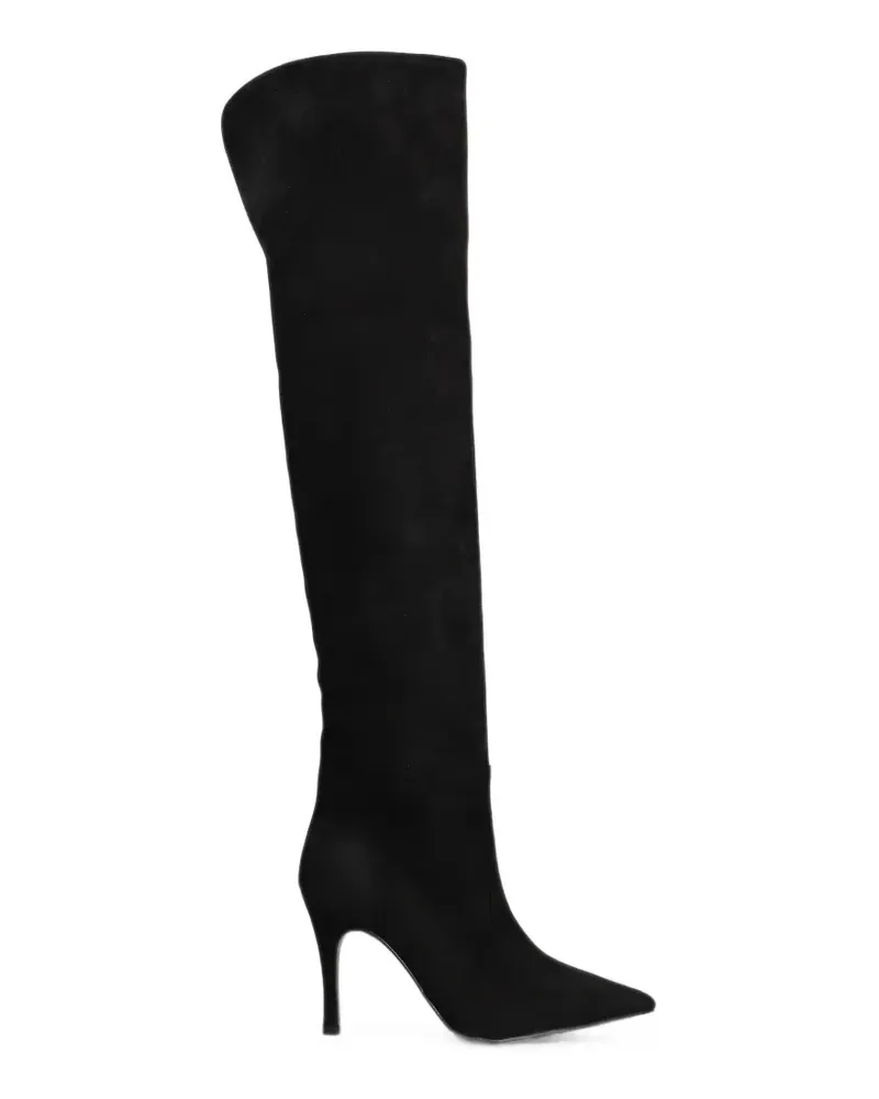Bianca Di pointed-toe over-the-knee boots - Schwarz Schwarz