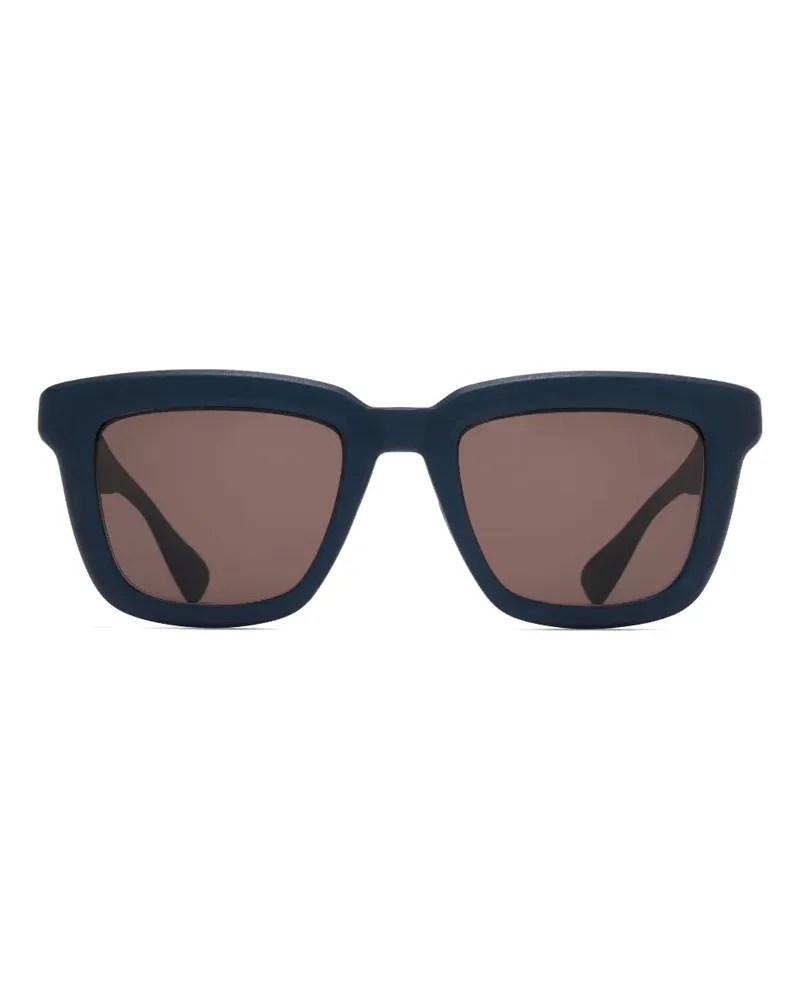 Mykita Sonnenbrille mit eckigem Gestell - Blau Blau