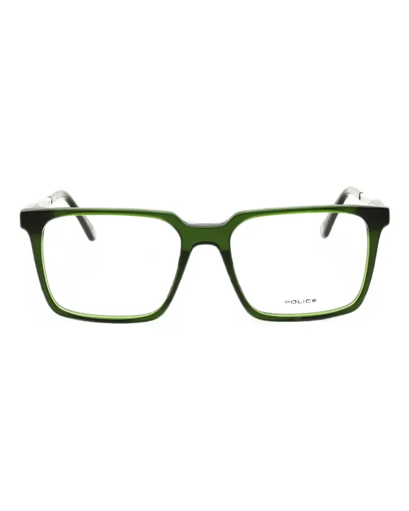 Police rectangle-frame glasses - Braun Braun